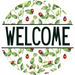Everyday Door Hanger Welcome Dco - 01407 - Dh 18’ Round Wood