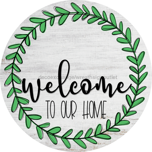 Everyday Door Hanger Wreath Dco-01204-Dh 18 Round Wood