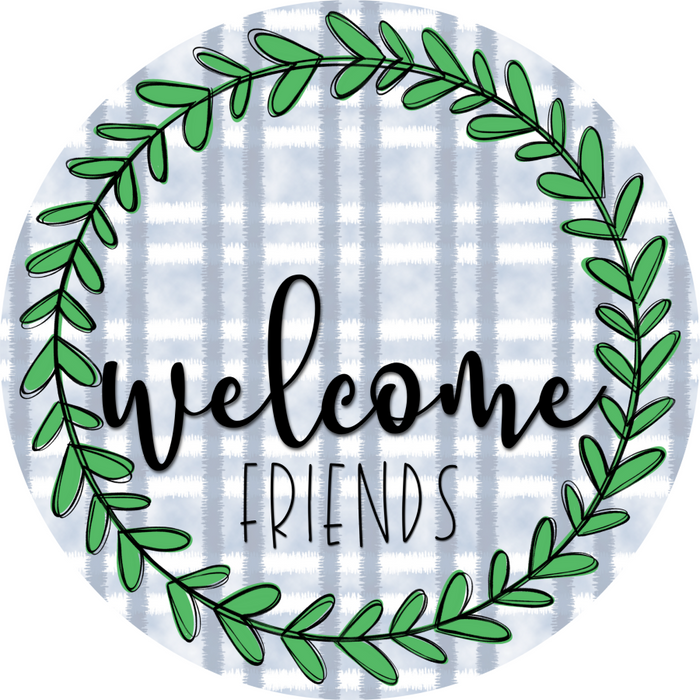 Everyday Door Hanger Wreath Dco-01213-Dh 18 Round Wood