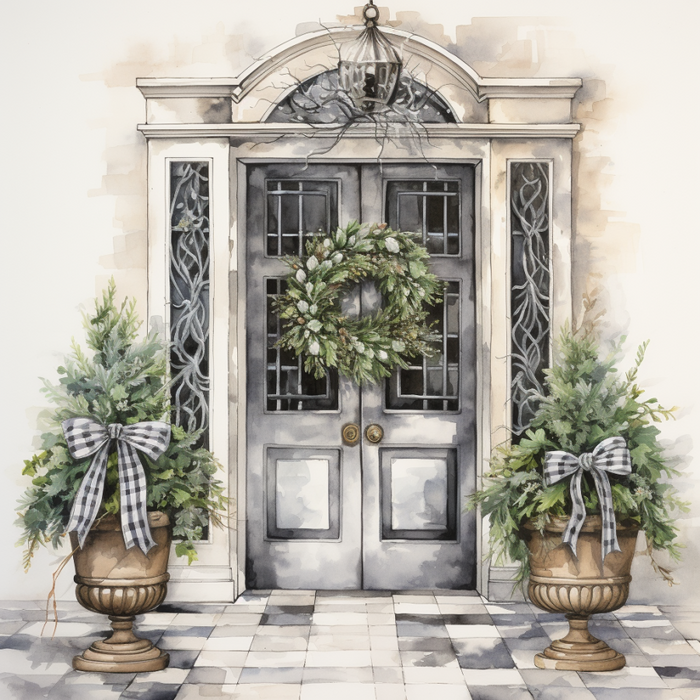 Everyday Sign Floral Oaw-0066 For Wreath 10X10 Metal