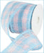 4"X20YD Woven Check Paper Mesh Baby Pink/Baby Blue RR700246