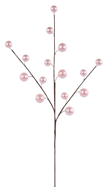 20"L Pearl Berry Spray Pink EC5840H5