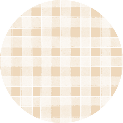 Fall Plaid Flower Center, DECOE-FC-0035, 6" metal Flower Center - DecoExchange®