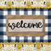 Fall Sign Everyday Bee Decoe-4557 For Wreath 10X10 Metal 10