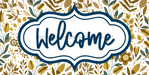 Fall Sign Welcome Decoe-4515 For Wreath 6X12 Metal 10