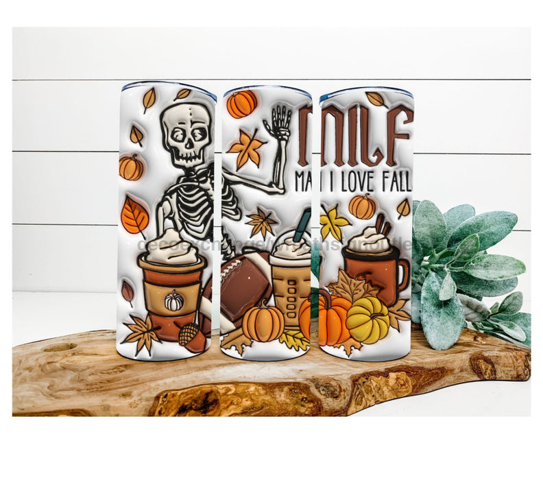 Fall Tumbler Milf 20 Oz Skinny Decoetumbler-337