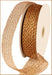 1.5"X30YD Deco Flex Ribbon Brown W/Laser Gold Foil RS400667