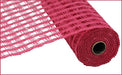 10"X10YD Poly Burlap Check Mesh Fuchsia RP812807