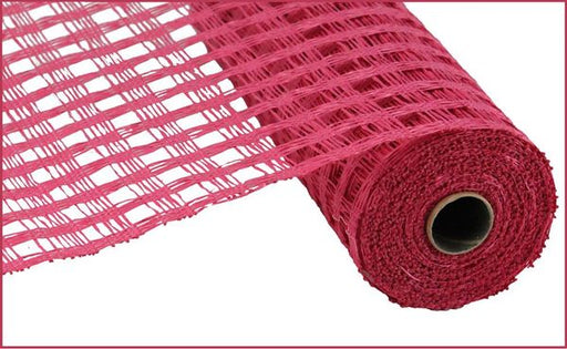 10"X10YD Poly Burlap Check Mesh Fuchsia RP812807