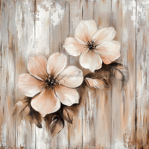 Floral Sign, Magnolia Sign, DCO-02367, Sign For Wreath, 10x10 Metal Sign