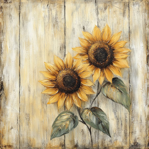 Floral Sign, Sunflower Sign, DCO-02373, Sign For Wreath, 10x10 Metal Sign