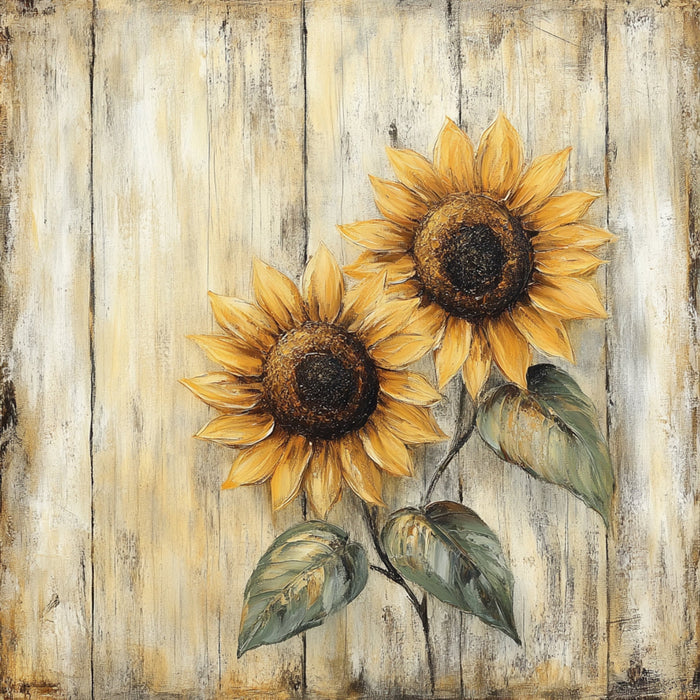 Floral Sign, Sunflower Sign, DCO-02373, Sign For Wreath, 10x10 Metal Sign