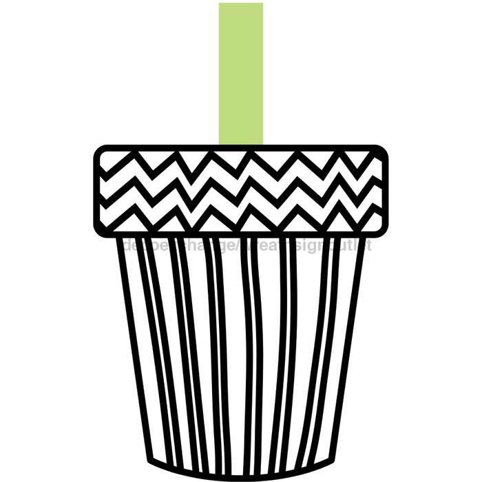 Flower Wreath Attachment, Flower Pot wood sign, DECOE-W-90026, 19" Door Hanger - DecoExchange®