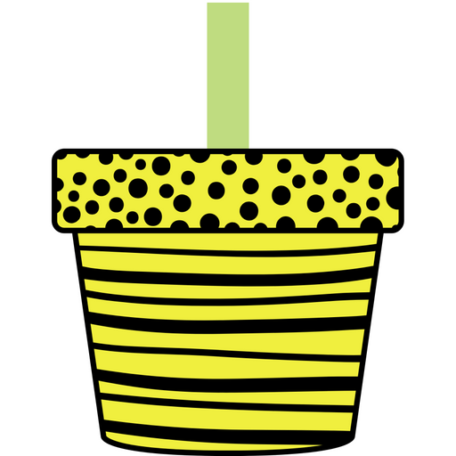 Flower Wreath Attachment, Flower Pot wood sign, DECOE-W-90033, 19" Door Hanger - DecoExchange®