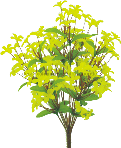 Forsythia Bush X 12, 18"H 61762YW - DecoExchange