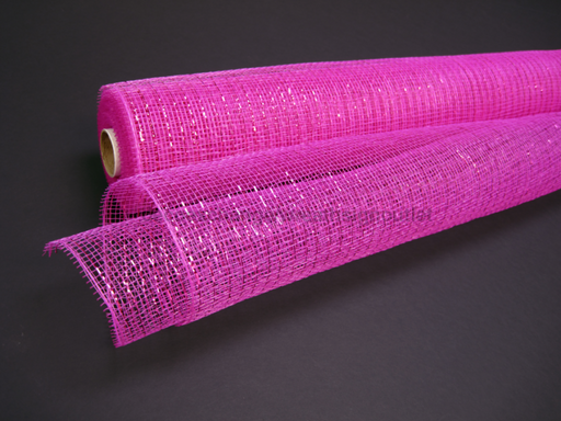 Fuchsia/Fuchsia Metlc Mesh 10’’X10Y XB90510-28 Mesh