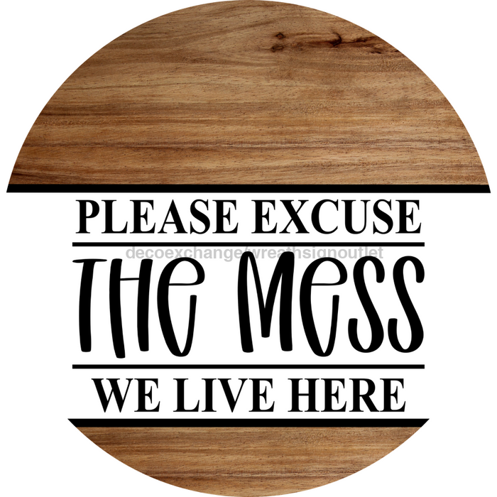 Funny Door Sign, DCO-102791-DH, Sign For Wreath, 18" Door Hanger