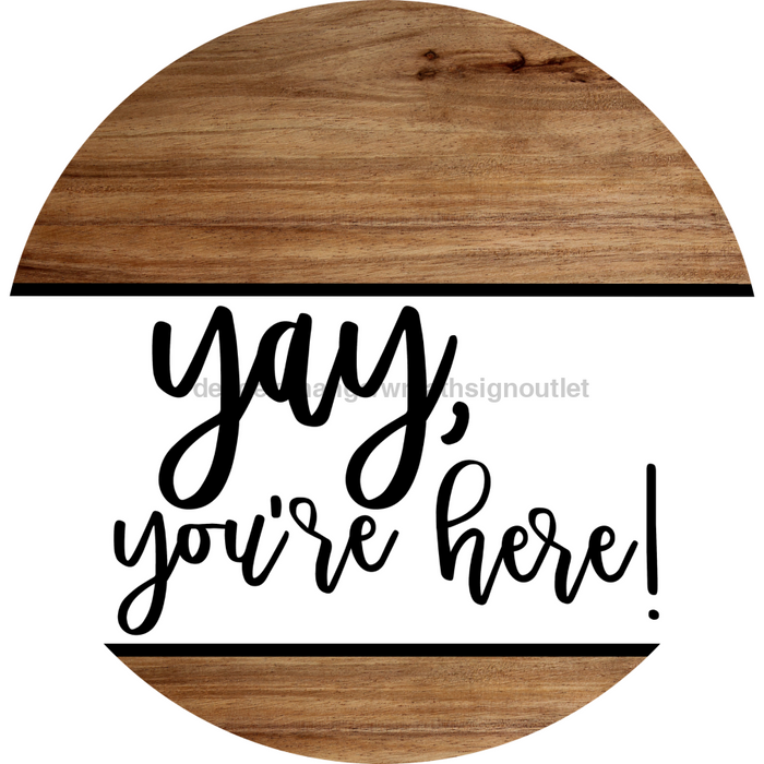 Funny Door Sign, DCO-102805-DH, Sign For Wreath, 18" Door Hanger