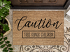 Funny Doormat, Coir Doormat, Welcome Mat, Housewarming Gift, Caution: Free Range Children Doormat, Children  Front Door Doormat, Welcome Doormat, New Homeowner Gift DECOE-CM-085 - DecoExchange®