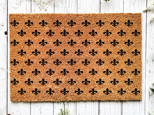 Funny Doormat, Coir Doormat, Welcome Mat, Housewarming Gift, Fleur de Lis Doormat, Front Door Doormat,  Doormat, New Homeowner Gift DECOE-CM-116 - DecoExchange®