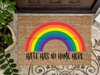 Funny Doormat, Coir Doormat, Welcome Mat, Housewarming Gift, Hate Has No Home Here Doormat, Front Door Doormat, Pride Doormat, New Homeowner Gift DECOE-CM-120 - DecoExchange®