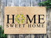 Funny Doormat, Coir Doormat, Welcome Mat, Housewarming Gift, Home Sweet Home Doormat, Front Door Doormat, Lemon Wreath Doormat, New Homeowner Gift DECOE-CM-136 - DecoExchange®