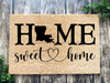 Funny Doormat, Coir Doormat, Welcome Mat, Housewarming Gift, Home Sweet Home Welcome Doormat, Louisiana Front Door Doormat, Welcome Doormat, New Homeowner Gift DECOE-CM-095 - DecoExchange®