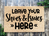 Funny Doormat, Coir Doormat, Welcome Mat, Housewarming Gift, Leave Your Shoes and Issues Here Welcome Doormat,  Front Door Doormat, Welcome Doormat, New Homeowner Gift DECOE-CM-097 - DecoExchange®