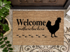 Funny Doormat, Coir Doormat, Welcome Mat, Housewarming Gift, Welcome Mothercluckers Doormat, Chicken Front Door Doormat, Welcome Doormat, New Homeowner Gift DECOE-CM-081 - DecoExchange®