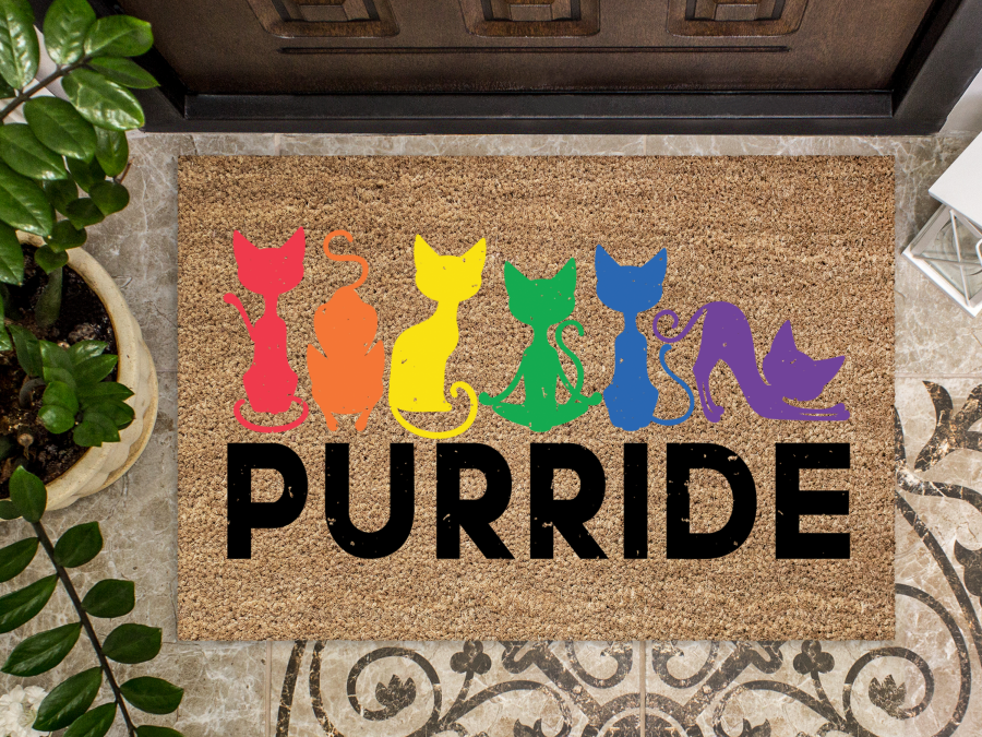 Funny Doormat, Coir Doormat, Welcome Mat, Housewarming Gift, Pride Doormat, Purride Front Door Doormat, Welcome Doormat, New Homeowner Gift DECOE-CM-080 - DecoExchange®