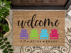 Funny Doormat, Coir Doormat, Welcome Mat, Housewarming Gift, Welcome Sit Relax Enjoy Doormat, Beach Chairs Front Door Doormat, Welcome Doormat, New Homeowner Gift DECOE-CM-106 - DecoExchange®