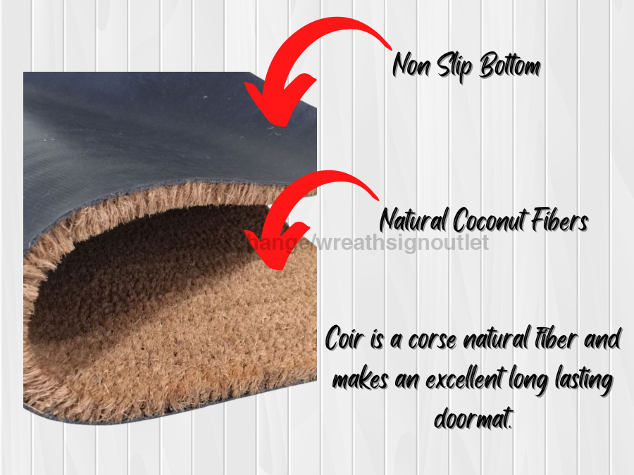 Funny Doormat, Coir Doormat, Welcome Mat, Housewarming Gift, Welcome Sit Relax Enjoy Doormat, Beach Chairs Front Door Doormat, Welcome Doormat, New Homeowner Gift DECOE-CM-106 - DecoExchange®