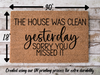 Funny Doormat, Coir Doormat, Welcome Mat, Housewarming Gift,  The House was Clean Yesterday Doormat, Front Door Doormat,  Sorry You Missed It Doormat, New Homeowner Gift DECOE-CM-125 - DecoExchange®