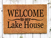 Funny Doormat, Coir Doormat, Welcome Mat, Housewarming Gift,  Welcome to Our Lakehouse Doormat, Front Door Doormat,  Doormat, New Homeowner Gift DECOE-CM-131 - DecoExchange®