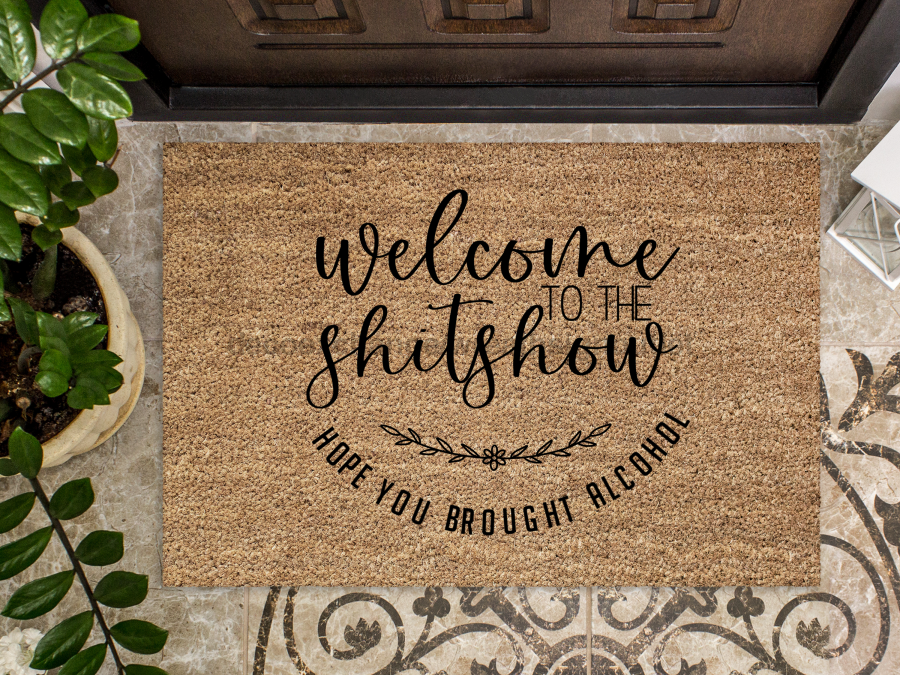 Funny Doormat, Coir Doormat, Welcome Mat, Housewarming Gift, Welcome to the Shit Show Doormat, Front Door Doormat, Doormat, New Homeowner Gift DECOE-CM-110 - DecoExchange®