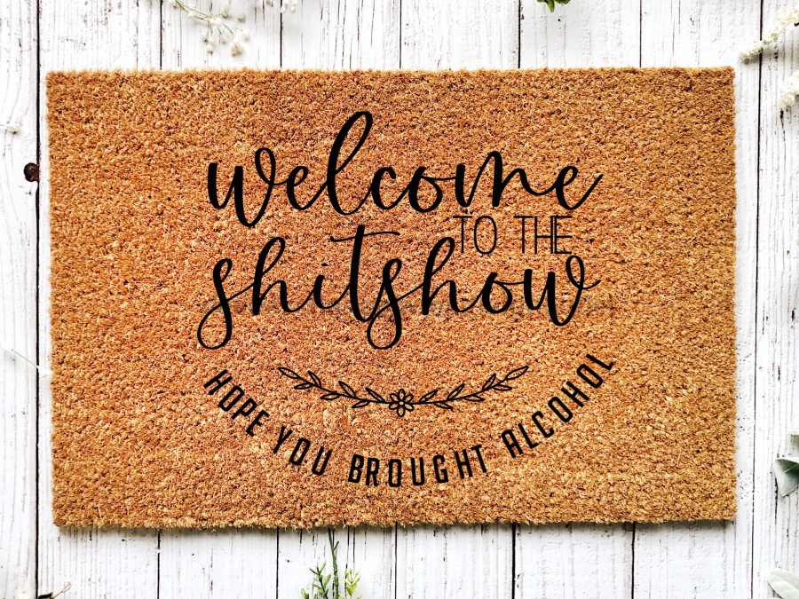 Funny Doormat, Coir Doormat, Welcome Mat, Housewarming Gift, Welcome to the Shit Show Doormat, Front Door Doormat, Doormat, New Homeowner Gift DECOE-CM-110 - DecoExchange®