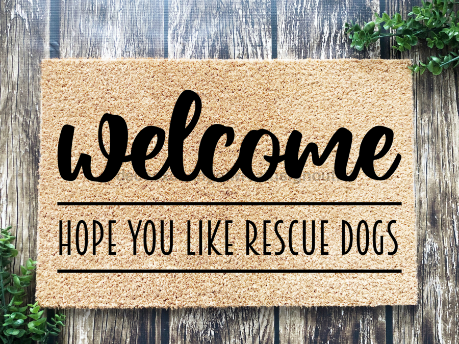 Funny Doormat, Coir Doormat, Welcome Mat, Housewarming Gift, Warning, Hope You Like Rescue Dogs Doormat, Front Door Doormat, Dog Doormat, New Homeowner Gift DECOE-CM-139 - DecoExchange®