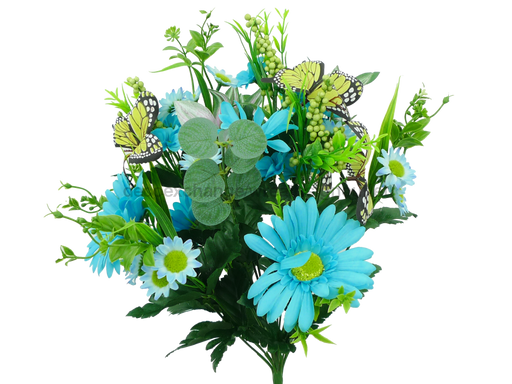 Gerber Daisy Butterfly Bush X 14 H19 62626BL - DecoExchange