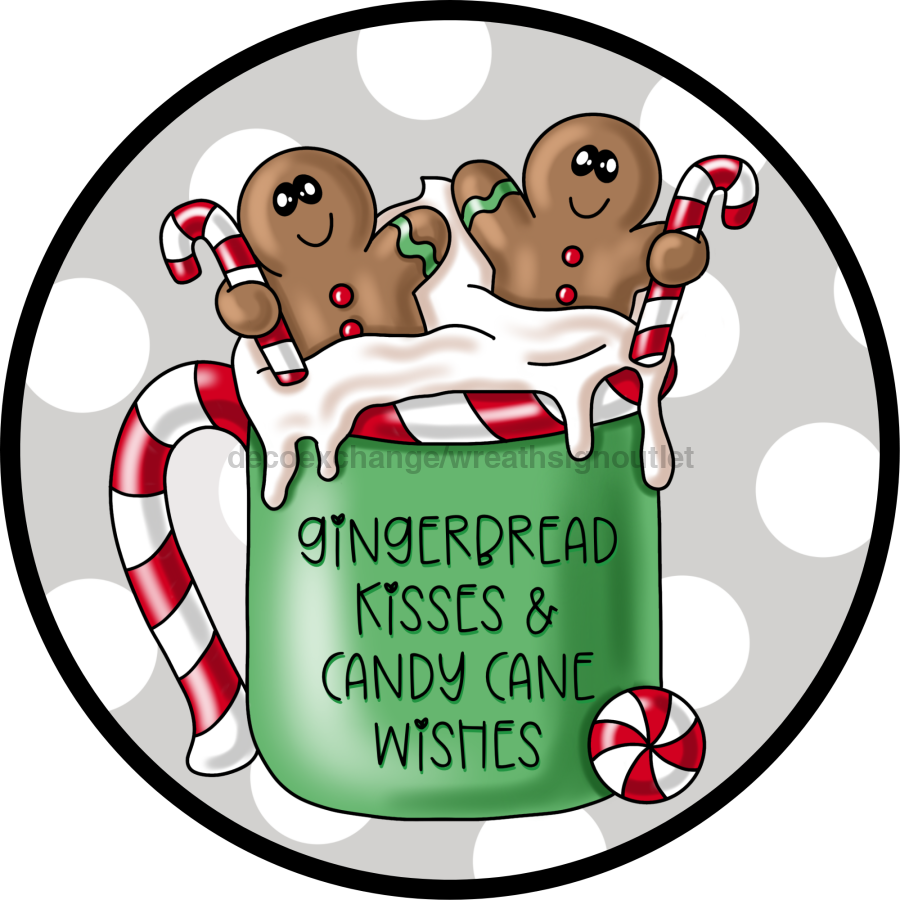 12 Inch Round Wreath Signs