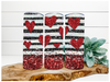 Glitter Hearts Valentine Tumbler, 20 oz Skinny Tumbler DECOETUMBLER-125 - DecoExchange