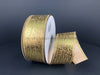 Gold Crackle Lame 1.5’X10Y 75206-09-15 Ribbon