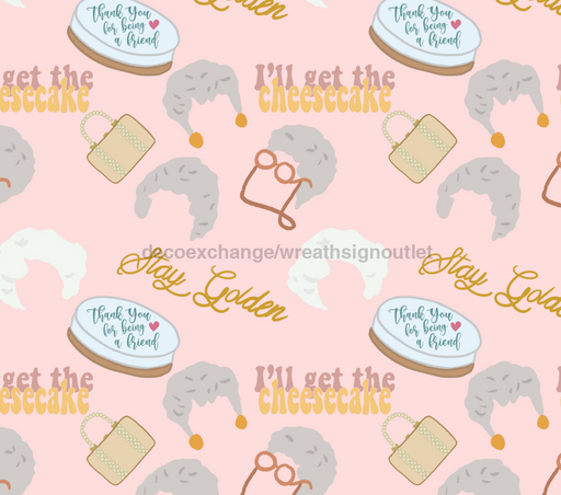 Golden Girls Tumbler,  I'll Get the Cheesecake Tumbler 20 oz Skinny Tumbler DECOETUMBLER-246 - DecoExchange®