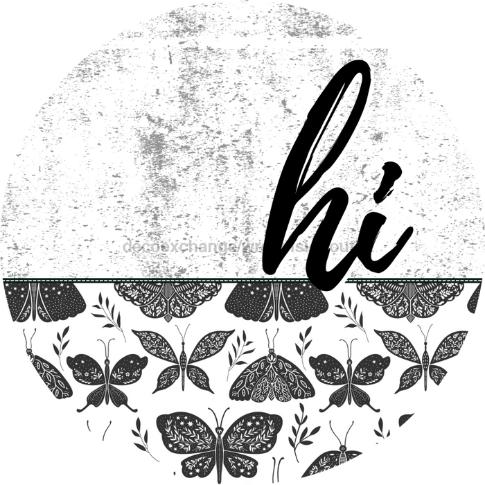 Gothic Door Hanger Dco-01621-Dh 18’ Round Wood