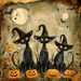Halloween Cats Mb-00017 Sign For Wreath 10X10’ Metal