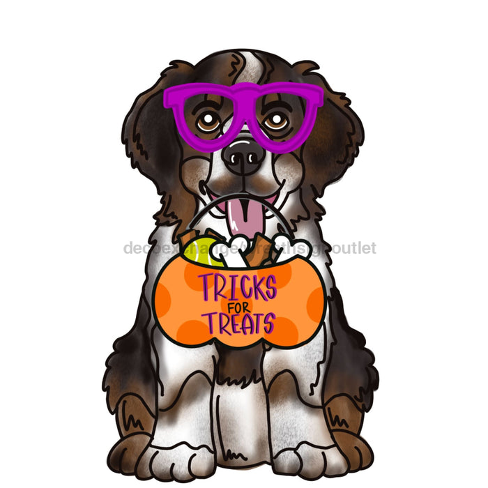 Halloween Dog Door Hanger, MJ-W-00117-DH, 22in Wood Door Hanger