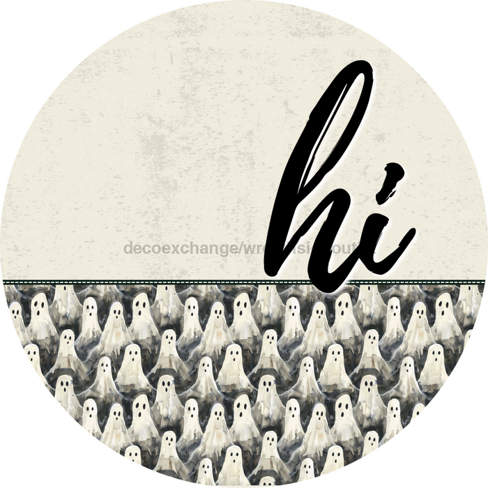 Halloween Door Hanger Dco-01562-Dh 18’ Round Wood