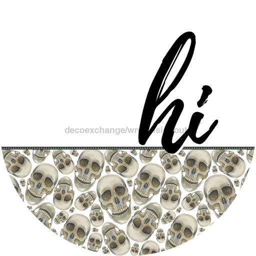 Halloween Door Hanger Dco-01580-Dh 18’ Round Wood