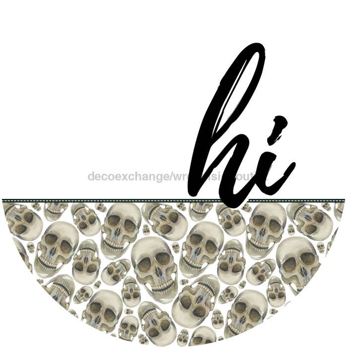 Halloween Door Hanger Dco-01580-Dh 18’ Round Wood