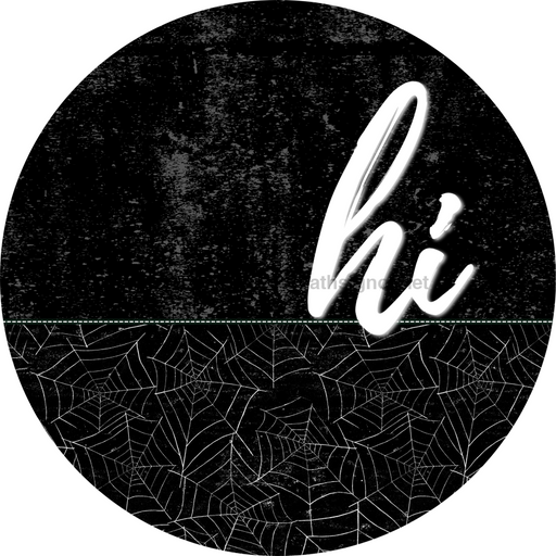 Halloween Door Hanger Dco-01628-Dh 18’ Round Wood