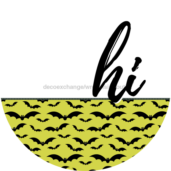 Halloween Door Hanger Dco-01639-Dh 18’ Round Wood